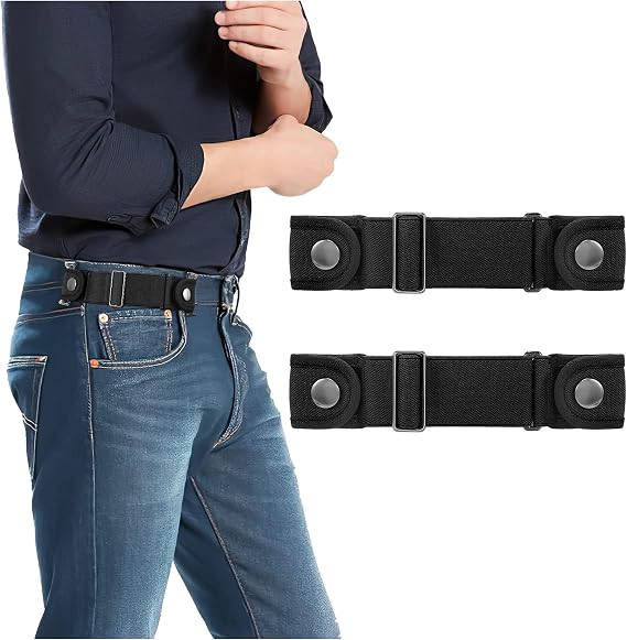 TactiLoop™ No-Buckle Stretch Belt – Adjustable Comfort Fit for Men & Women