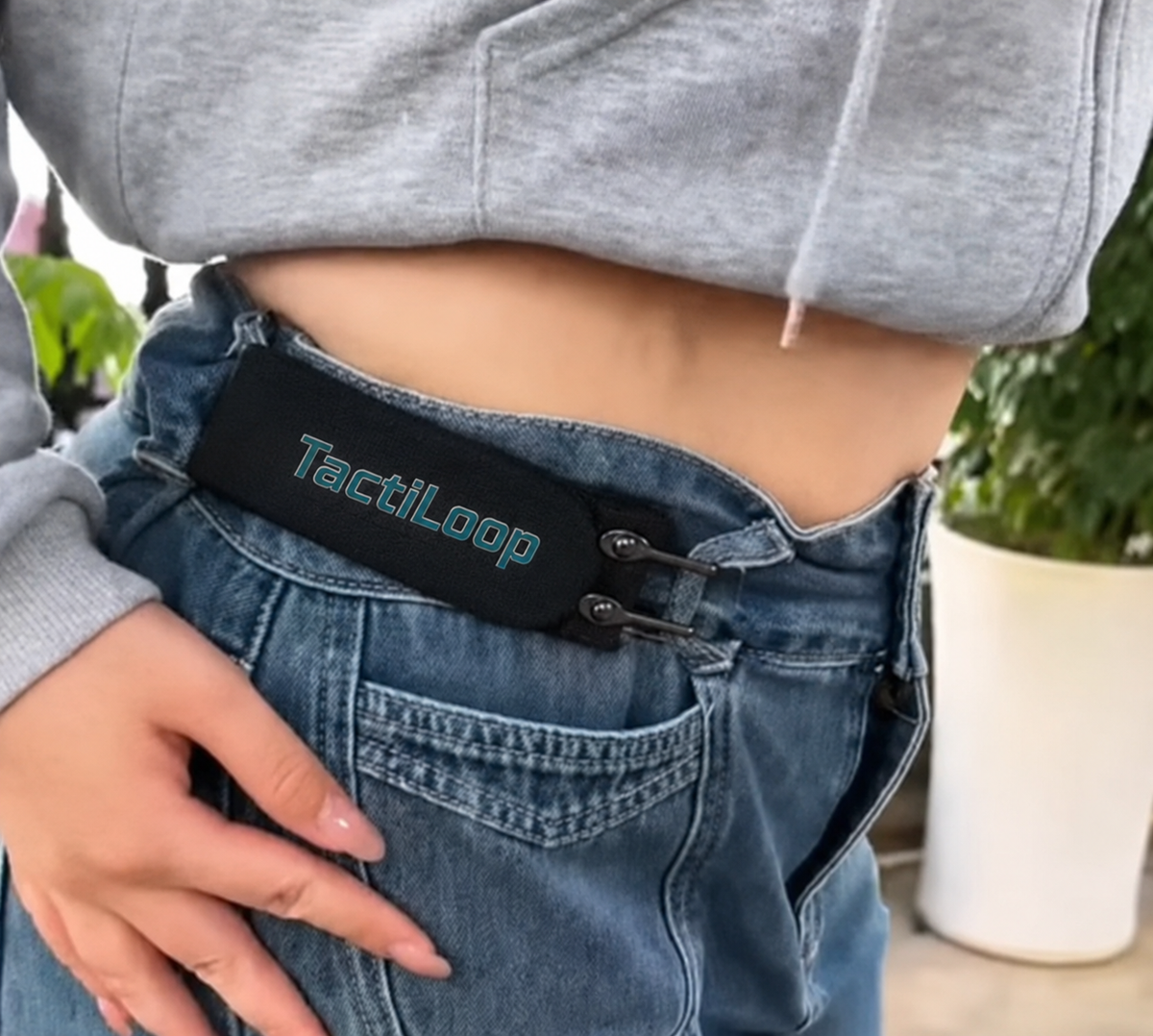 TactiLoop™ No-Buckle Stretch Belt – Adjustable Comfort Fit for Men & Women