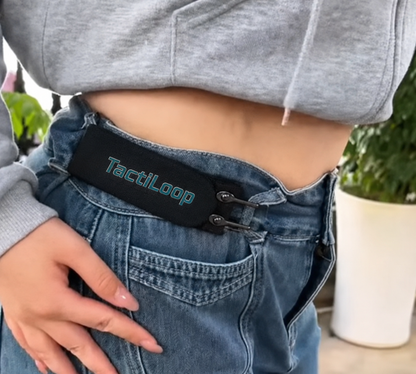 TactiLoop™ No-Buckle Stretch Belt – Adjustable Comfort Fit for Men & Women